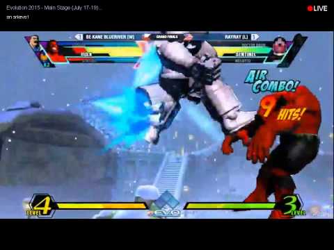 EVO 2015   Ultimate Marvel vs Capcom 3 Grand Final   Kane vs Rayray