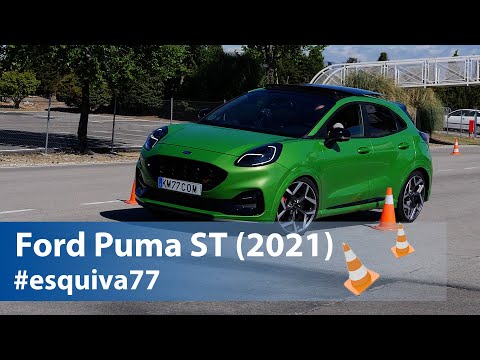 Ford Puma ST (2021) – Maniobra de esquiva (moose test) y eslalon | km77.com