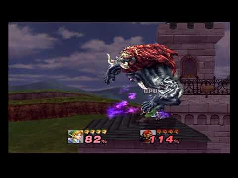 Project M 3.6 Ocarina of Time Link VS Ocarina of Time Ganondorf