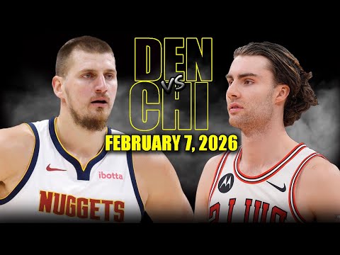 Denver Nuggets vs Chicago Bulls Full Game Highlights – February 7, 2026 | NBA Season