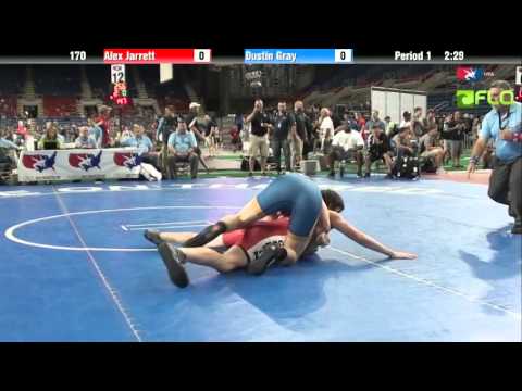 Cadet 170 - Alex Jarrett (Wisconsin) vs. Dustin Gray (Missouri)