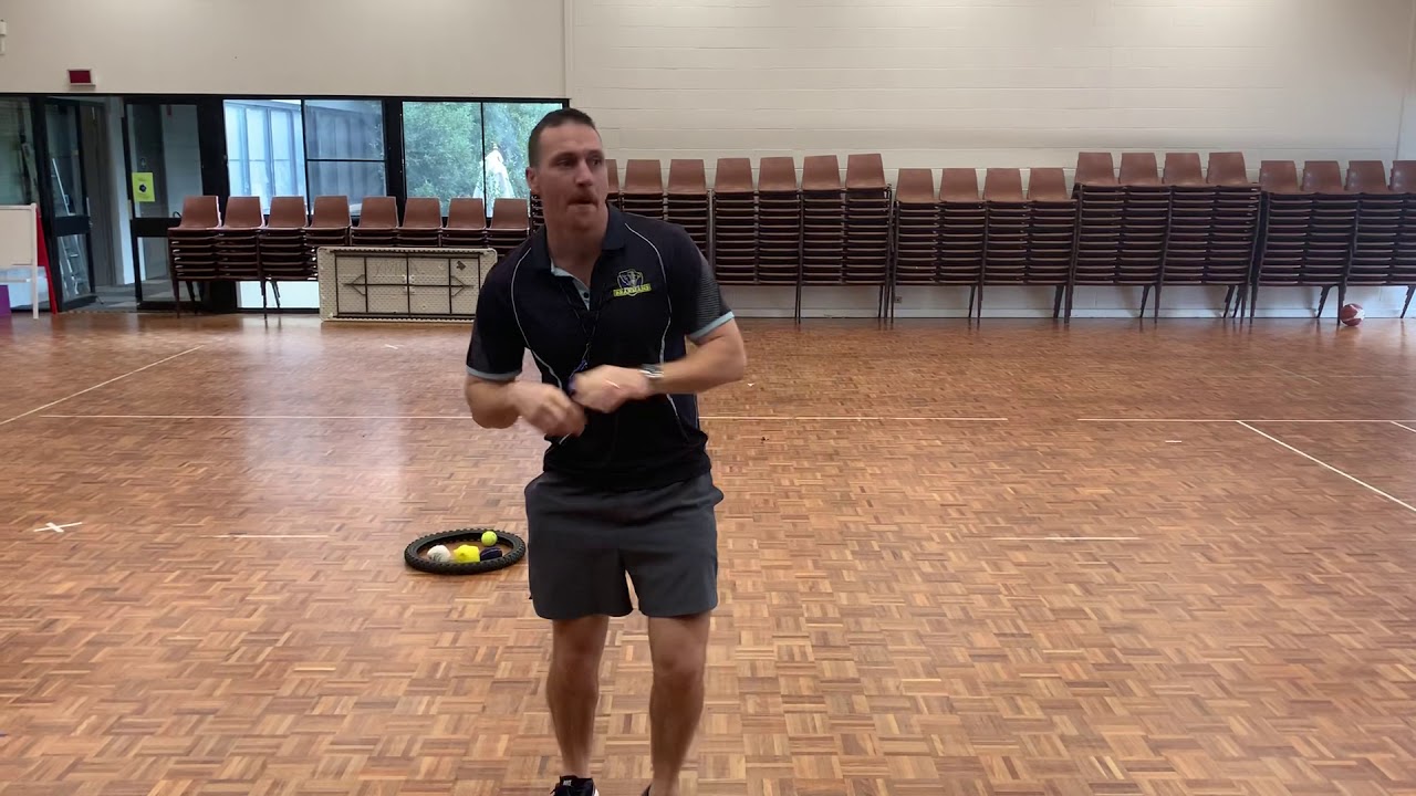 Skill development: overarm throw