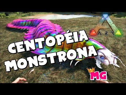 ARK SURVIVAL EVOLVED THE CENTER - Tentativa falha de domar Arthropluera MONSTRÃO