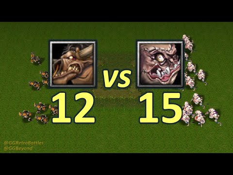 12 Tauren vs 15 Abominations - Same Food - WarCraft III Retro Battles
