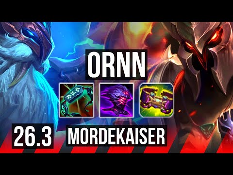 ORNN vs MORDEKAISER (TOP) | NA Grandmaster | 26.3