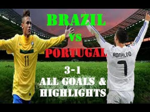 Brazil Vs Portugal 3-1 - All Goals/Highlights 11-9-13