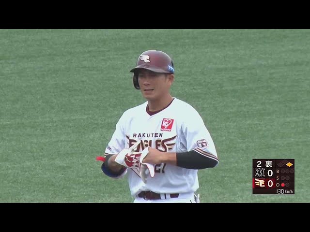 【ファーム】イーグルス・岡島豪郎が先制のタイムリーヒットを放つ!! 2022年6月23日 東北楽天ゴールデンイーグルス 対 千葉ロッテマリーンズ