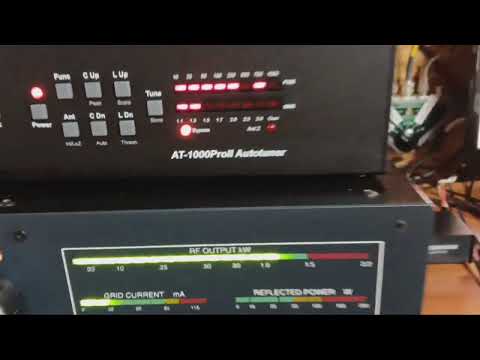 The Alpha 89 Amplifier, with just 30 watts of drive over 1000 watts .