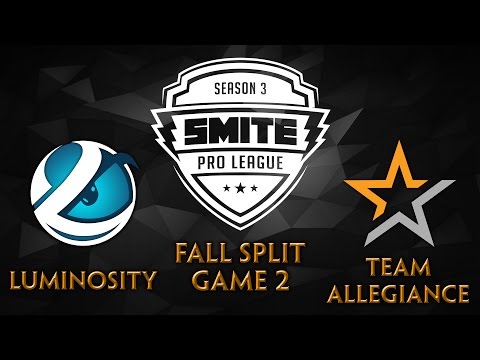SPL Fall Split Week 1 - Luminosity vs. Team Allegiance (Game 2)