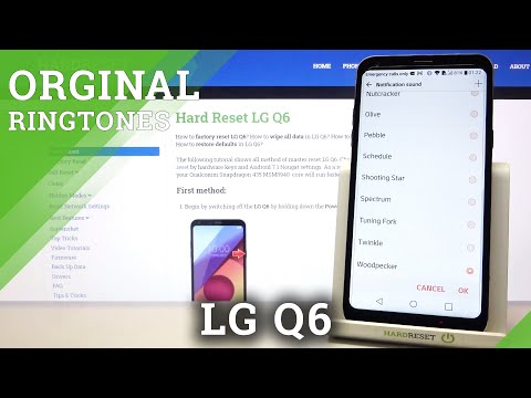 LG Q6 - Listen Notification Tones