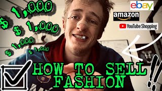 How to sell Fashion