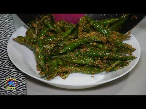 Instant Green Chilli Pickle - Instant Mirchi Achar recipe - by ITALIAN DHABA