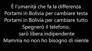 Francesca Michielin  - Bolivia (2640) con testo