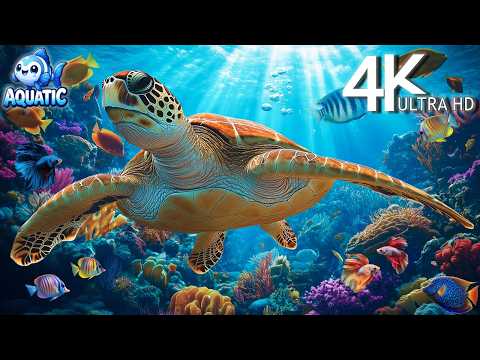 Experience the Beauty of Ocean Life in 4K 🐟 Calm Underwater Scenes for Sleep & Relaxation Ultra HD