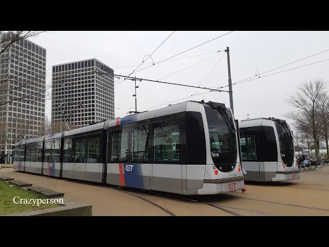 Cabinerit Marconiplein - CS - Leuvehaven Rotterdam, RET Tram 23