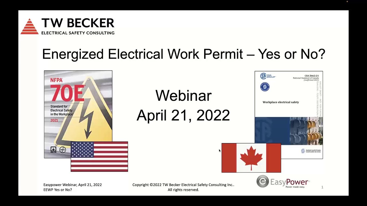 Energized Electrical Work Permit - Yes or No?