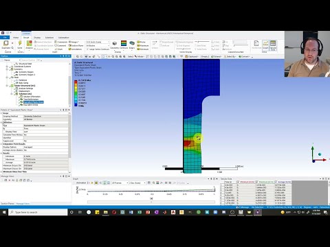 Plasticity - FEA using ANSYS - Lesson 8