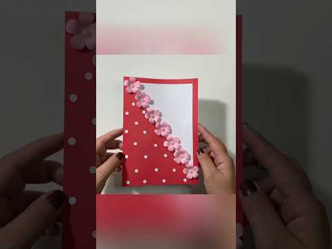 🌼 Hermosa tarjeta DIY 🌼 Tarjeta de cumpleaños única 😍 Handmade Birthday Card 🌹