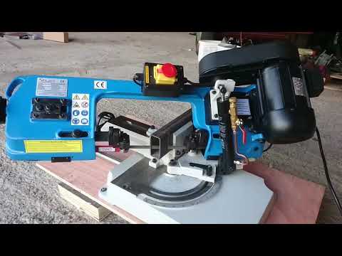 #przecinarka #taśmowa Piła taśmowa cięcie metalu BS128 hdr test