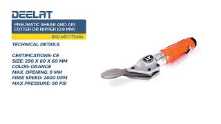 Pneumatic Shear and Air Cutter or Nipper (0.9 mm)