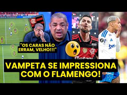 VAMPETA: “VELHO, EU TAVA VENDO ESSE FLAMENGO JOGAR, e os CARAS NÃO ERRAM!!! O CRUZEIRO NÃO…”