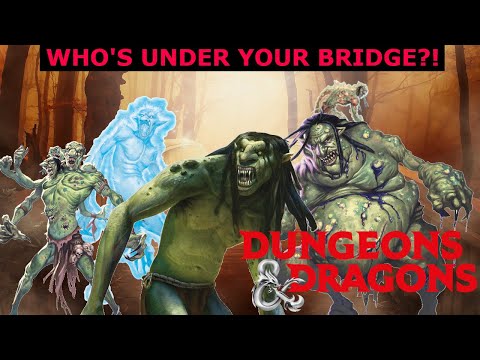 Trolls of DnD 5e: big, bad, lean, mean, and green machines! (D&D Compendium of Monsters)