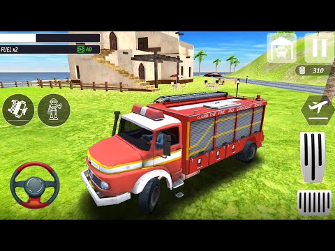 Real Flying Fire Truck Robot Rescue Simulator 2020 #1 - Android /Mobile Gameplay HD