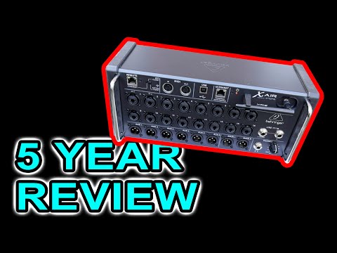 Behringer X-Air XR18 // Long term review // Worth it in 2025 ? // Edit app overview