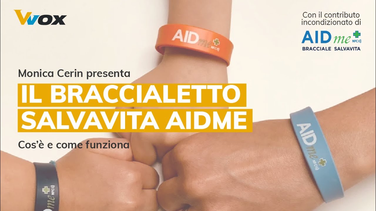 Il braccialetto salvavita AIDme – cos’è e come funziona