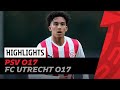 Een leermoment voor PSV O17 ? | Highlights PSV O17 - FC Utrecht O17