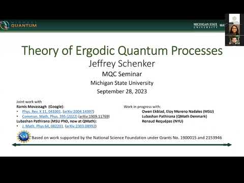 Theory of Ergodic Quantum Processes