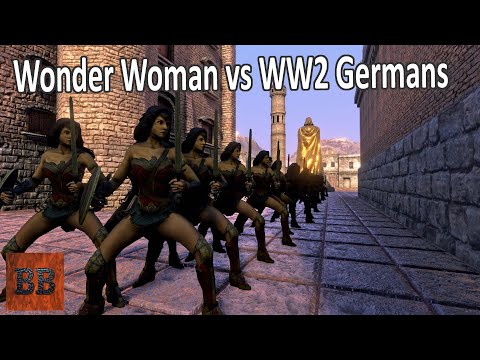 Wonder Woman vs WW2 Germans – Ultimate Epic Battle Simulator – UEBS