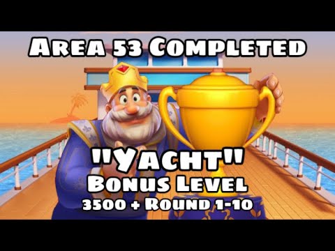 Royal Match League Area 53 Completed | Yacht Bonus Level 2701 Round 1 - 10 | Battle Team 👑