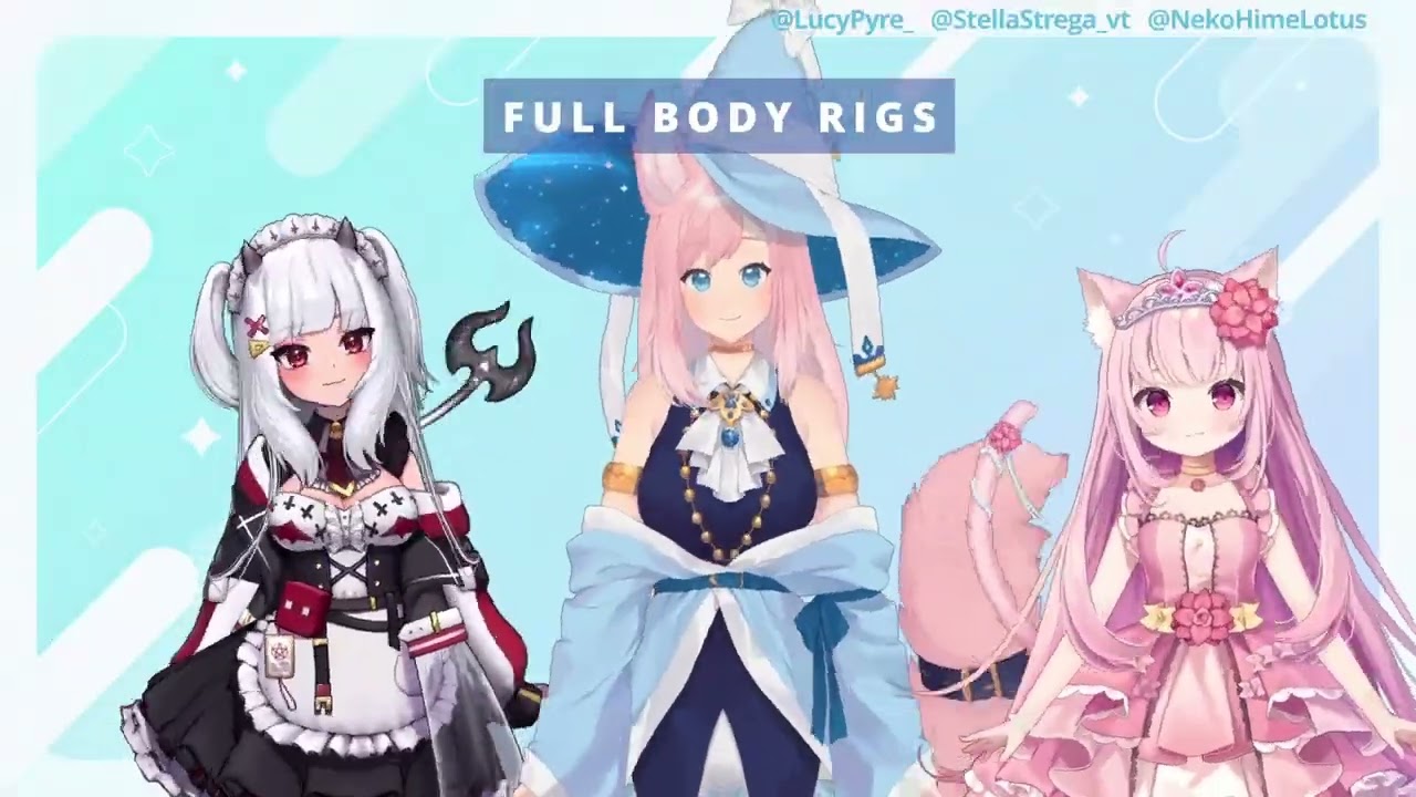 Live2D Rigging Portfolio/Commissions (Updated)