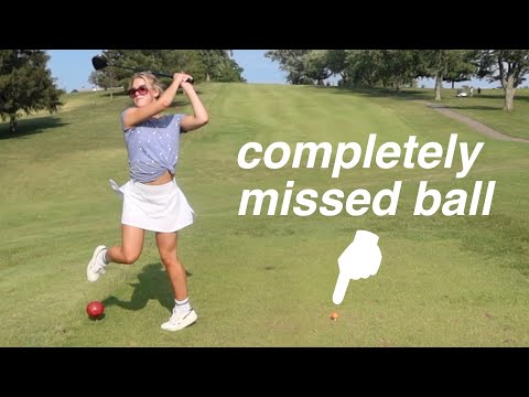 playing golf for the first time EVER