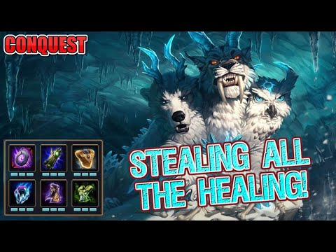 Cerberus Passive with Tainted Amulet is INSANE! - Cerberus Support - Smite - Conquest