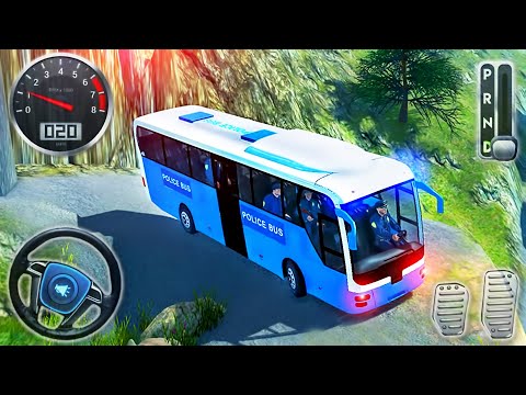 Offroad Police Bus Driving Simulator - Prisoner Transport Duty Driver - Android GamePlay #2