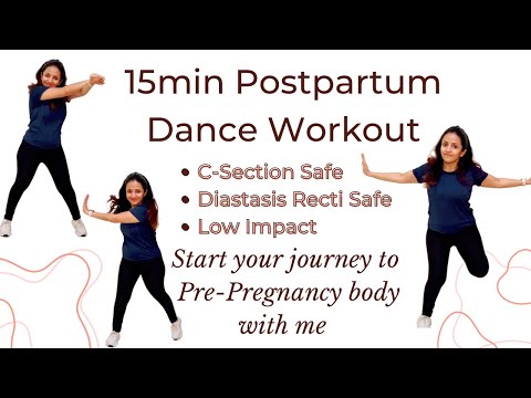 15 mins Postpartum Zumba workout | C-Section Safe | Low Impact | Diastasis Recti Safe|G Fit by Geetz
