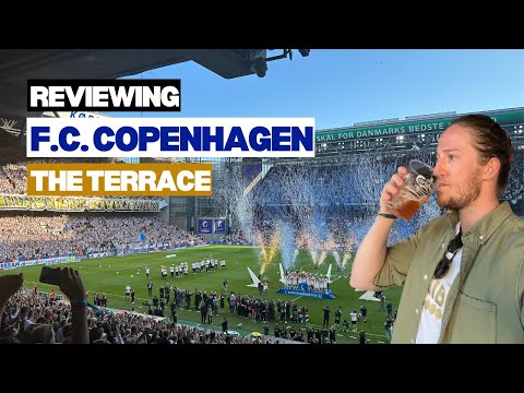Reviewing F.C Copenhagen hospitality inside The Terrace 🎉 ⚽️