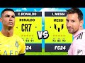 Messi vs. Ronaldo sur Fc24 ! (Qui est le Meilleur ? 😲)
