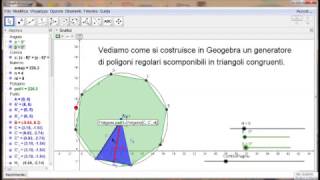Geogebra e Area Poligoni Regolari II Parte