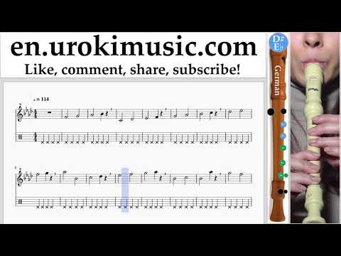 How to Play Recorder (G.) P!nk - What About Us Tabs Part#1 exercises, scales um-i352