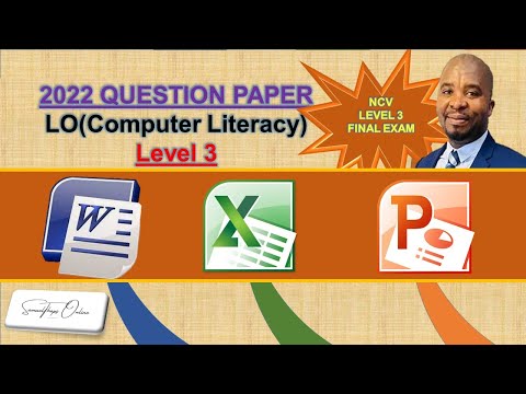 LO(COMPUTER LITERACY  LEVEL 3  - QUESTION PAPER) - 2022 FINAL EXAM !!!!!!