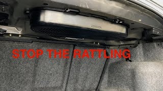 How To Stop Trunk Rattling In A BMW