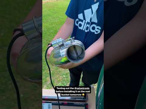 Universal Valved Muffler Demonstration VALVETRONIC DESIGNS #car #cars #exhaust #muffler #valvetronic
