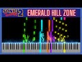 Emerald Hill Zone - Sonic the Hedgehog 2 - Piano
