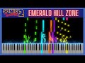 Emerald Hill Zone Sonic The Hedgehog 2 Piano