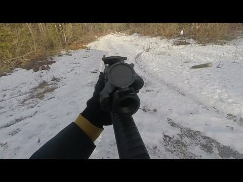 Range time with the Kel-Tec SU-16, SKS and other rifles (17 Dec 2014)