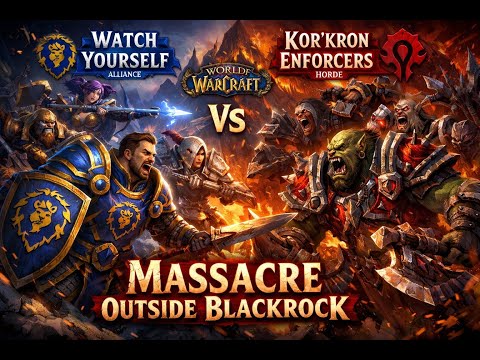 Watch Yourself Vs Kor Kron Massacre Outside Blackrock | Wow Classic PVP