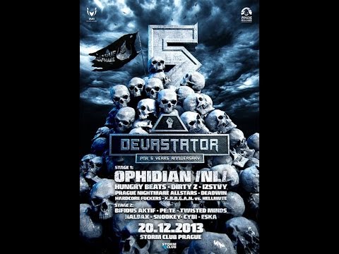 Devastator - 5 Years Prague Nightmare 20.12.2013 with Ophidian (NL)